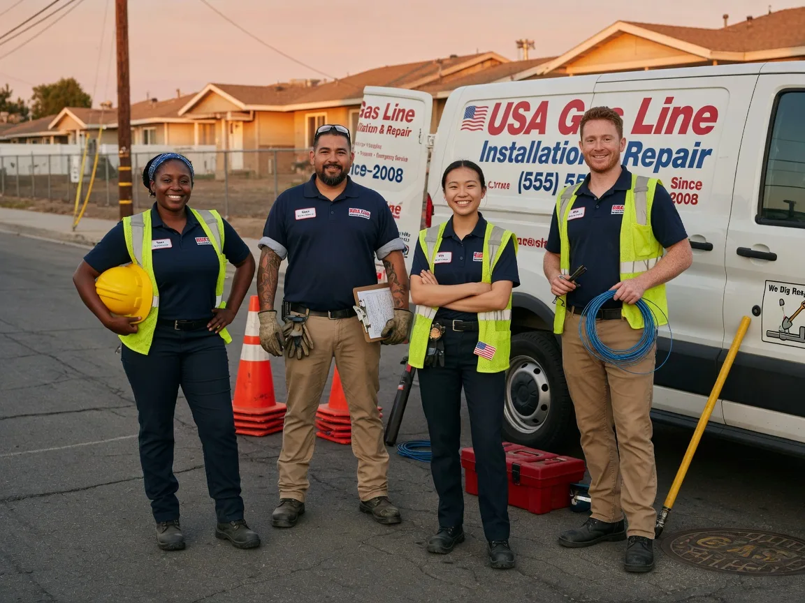Gas Line Installation company in Dilliner, PA